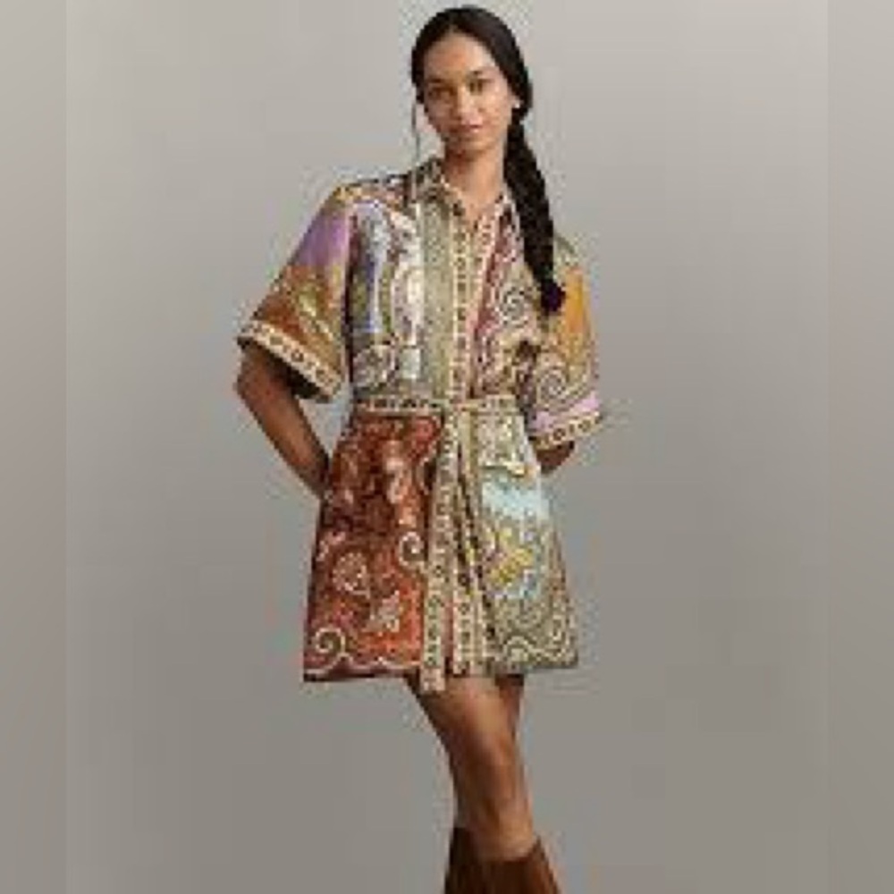 Alemais Clemenza Spliced Mini dress. NWT. Size 4 - Picture 2 of 6
